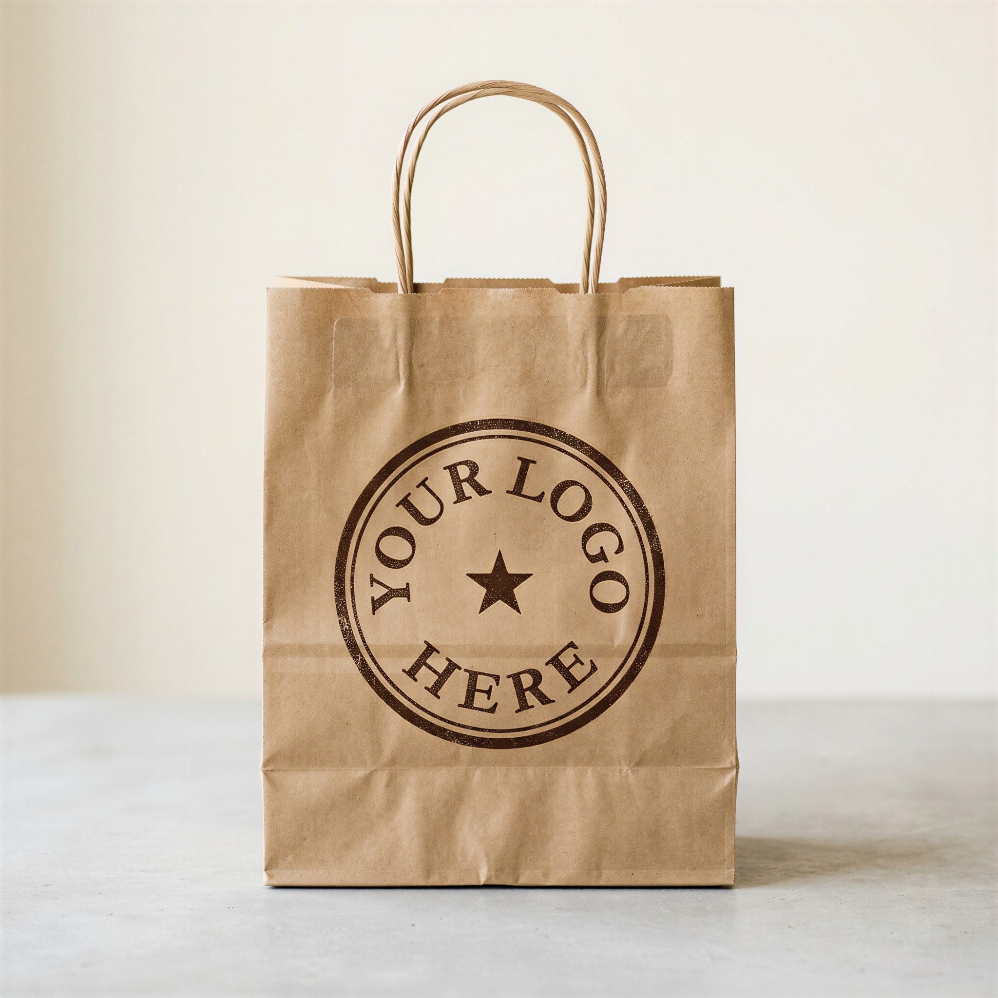 Kraft Twist Handle Bag