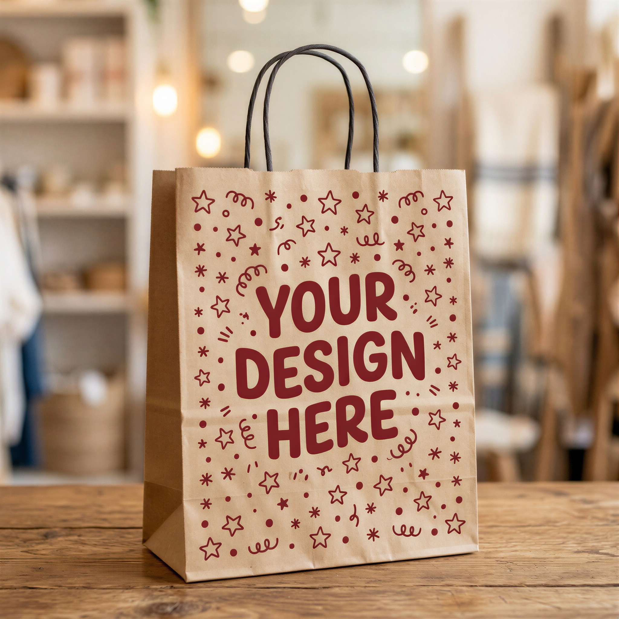 Kraft Twist Handle Bag
