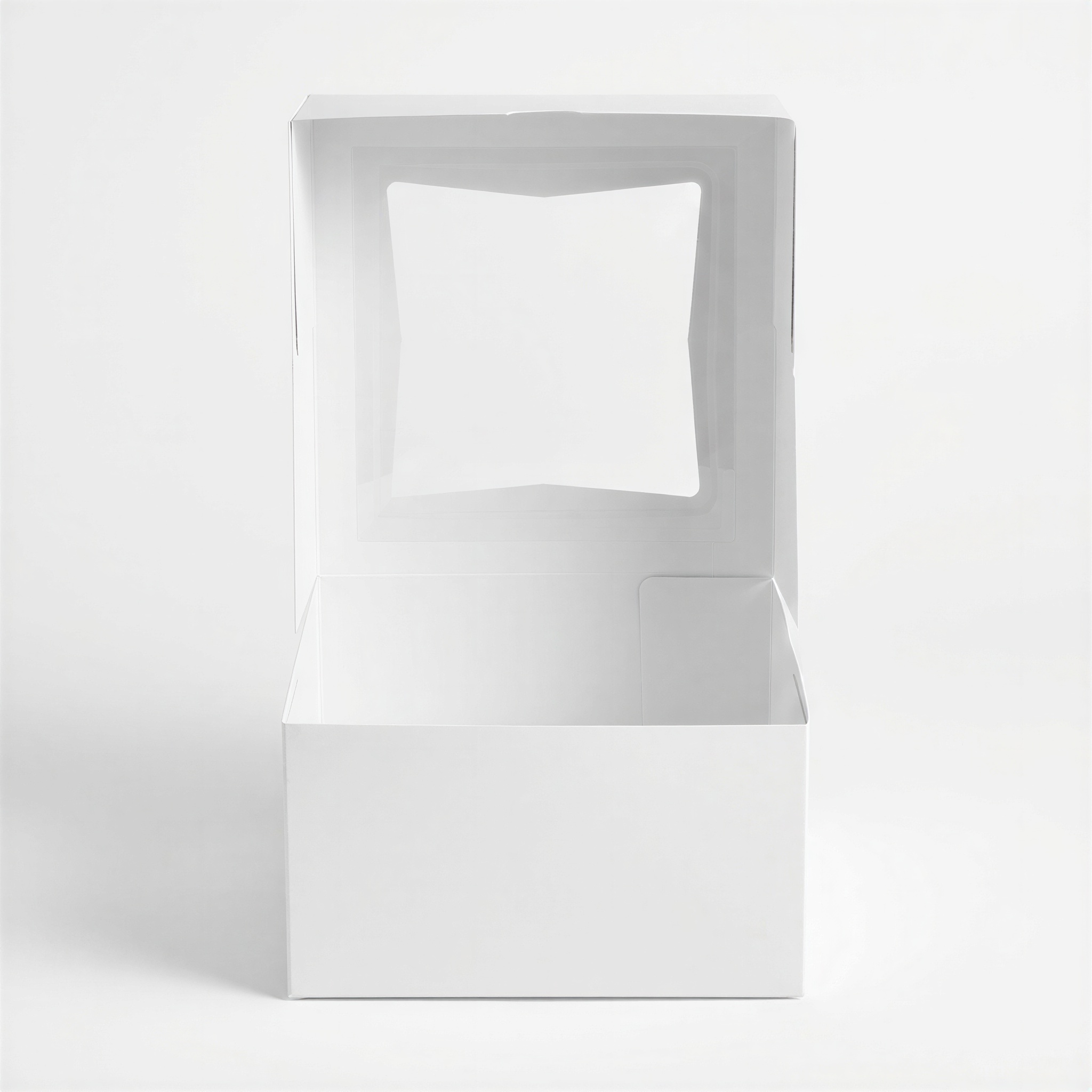 White Window Bakery Box