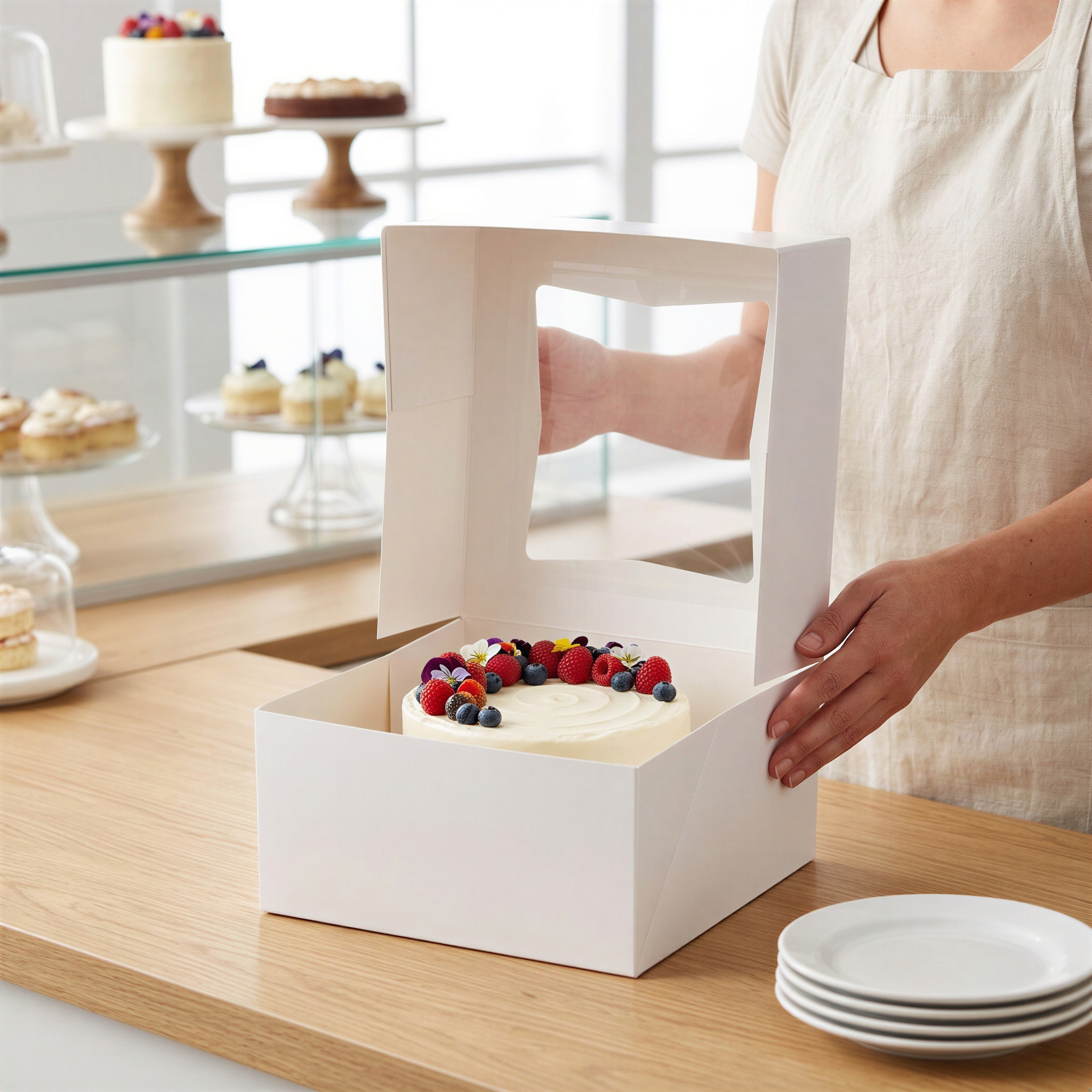 Window Bakery Box